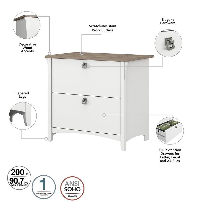 Salinas 2-drawer Lateral File Cabinet