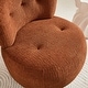 preview thumbnail 22 of 22, Art Leon Flannel Upholstered Swivel Accent Chair
