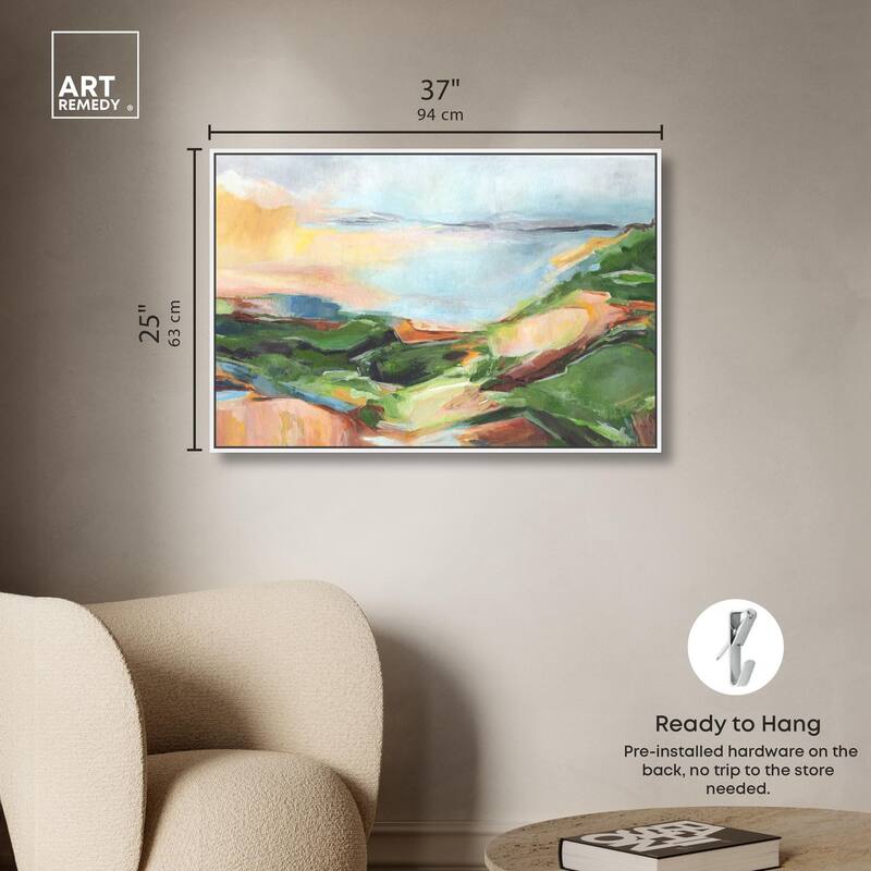 Abstract Landscape Canvas by Art Remedy