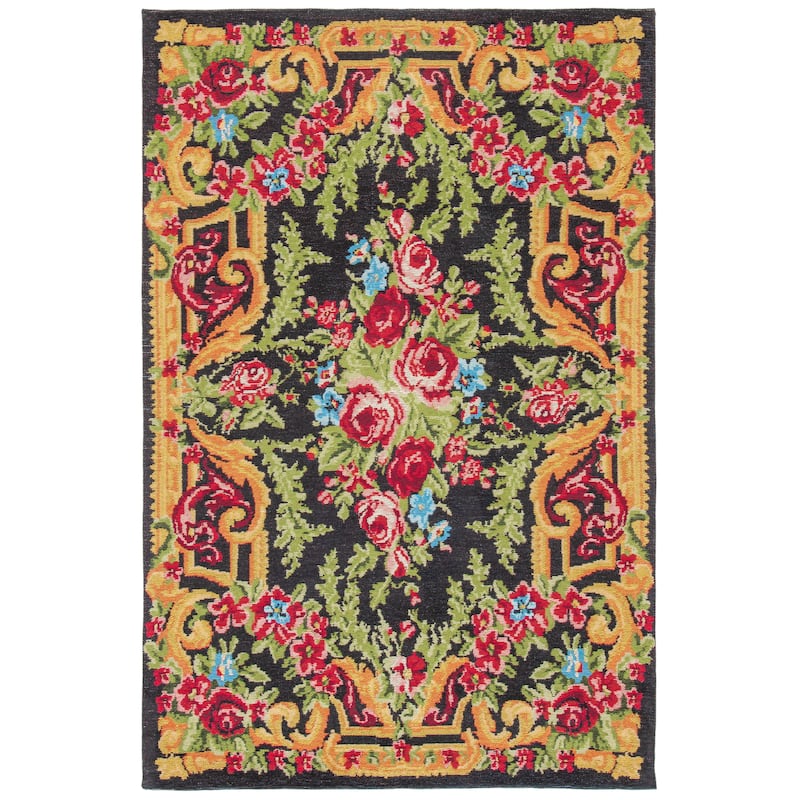 SAFAVIEH Classic Vintage Boho Renstine Oriental Cotton Rug