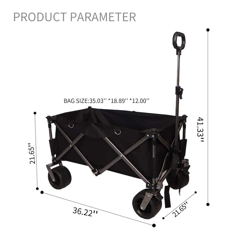 Heavy Duty Utility Beach Wagon Cart