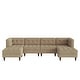preview thumbnail 67 of 146, Madison Oversized Upholstered Corduroy Modular Sectional Sofa