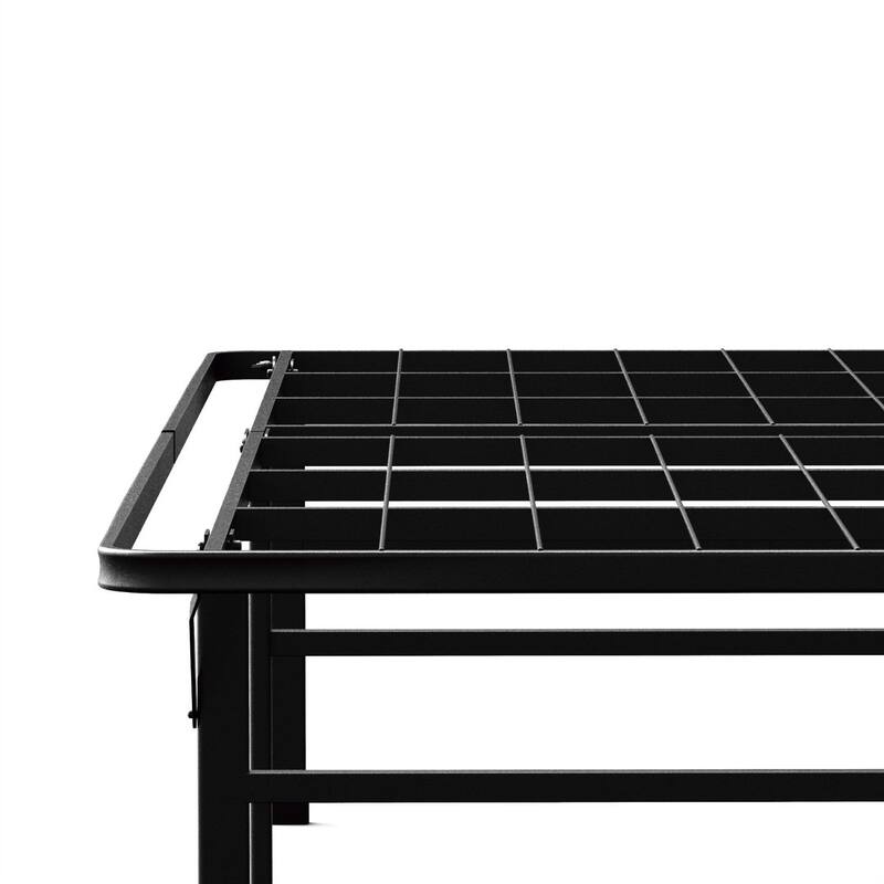 California King size 18-inch High Rise Metal Platform Bed Frame with Under Bed Storage Space