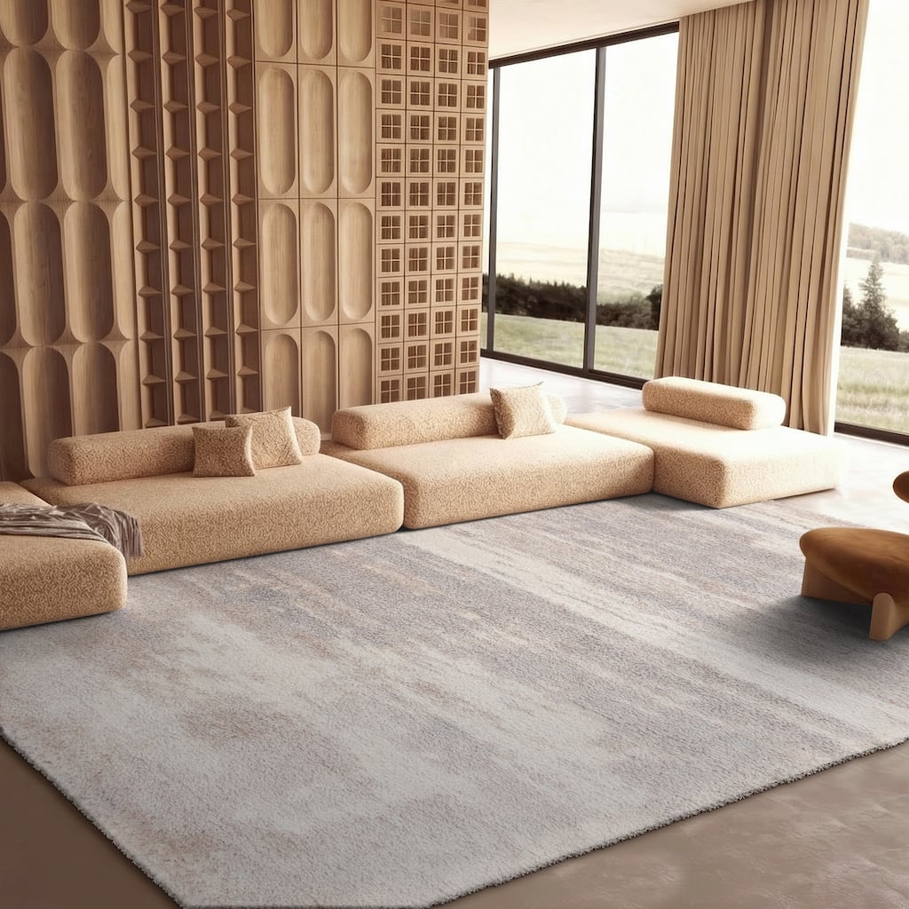 SAFAVIEH Cloud Shag Sadiye Modern Abstract 2-inch Thick Rug