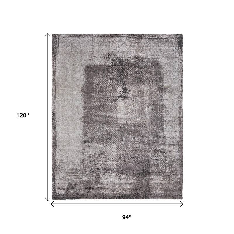 HomeRoots Abstract Industrial Rectangle Area Rug