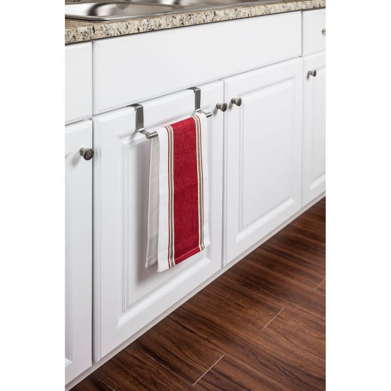 Hardware Resources 9-3/4" Over the Door Mount Kitchen Towel Bar