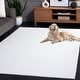 preview thumbnail 61 of 92, SAFAVIEH Faux Rabbit Fur Machine Washable Slip Resistant Nanami Rug 2' x 3' - Ivory - Rectangle