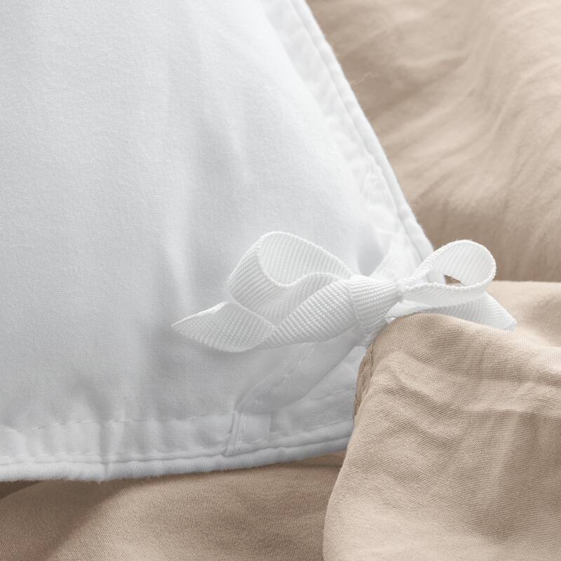 Bare Home Premium Washed Microfiber Duvet Cover and Sham Set