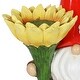 preview thumbnail 6 of 13, Exhart Solar Sunflower Simon Garden Gnome Statue, 12 Inch