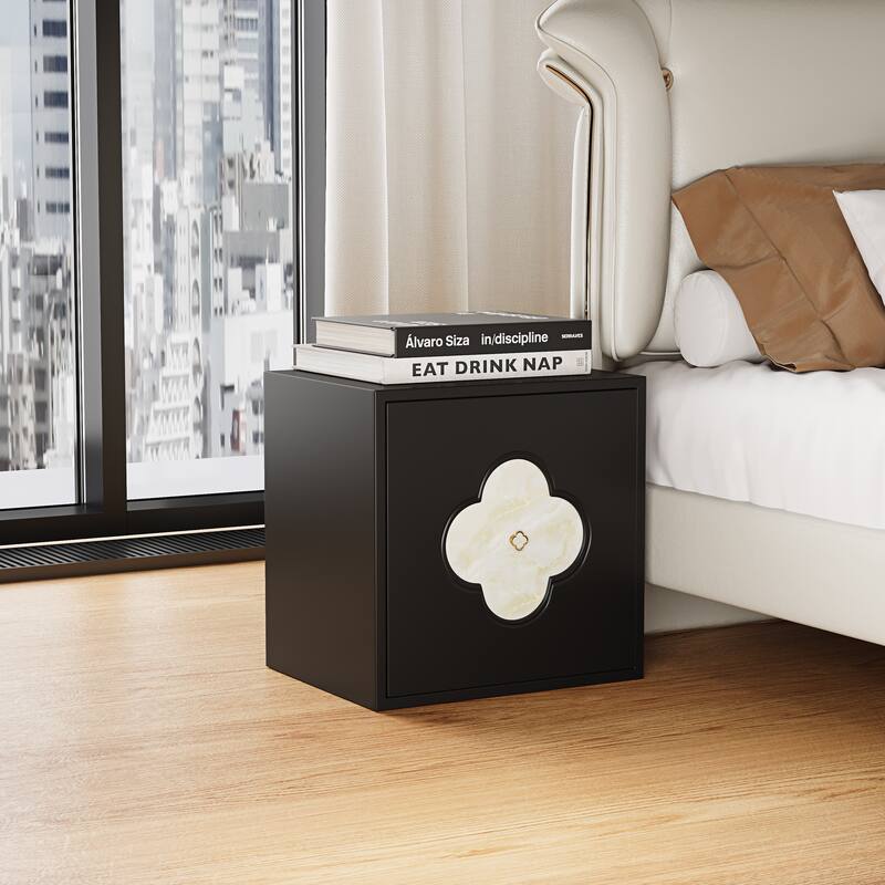 19.6'' W Nightstand With Storage, Bedside Table, Accent Cabinet With Door