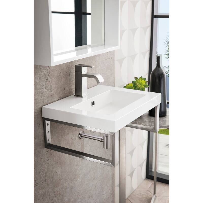 James Martin Vanities 055BK1620WG2 Boston 19-5/8" Rectangular
