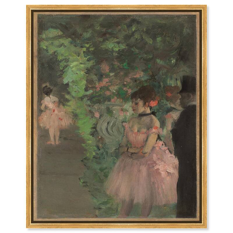 Dancers Backstage Canvas by Art Remedy - Gold - 24" x 30"