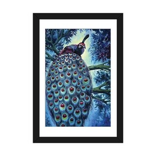 iCanvas "Blue Peacock" by Diana Titova - Bed Bath & Beyond - 37378992