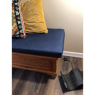 Blazing Needles 40-inch Indoor/Outdoor Bench Cushion - 39 x 19