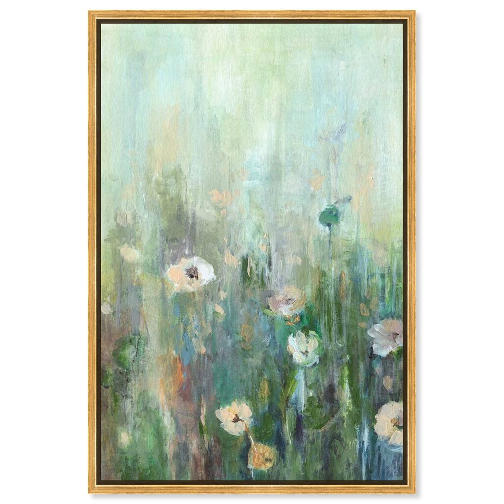 Harmony Green I Canvas by Art Remedy