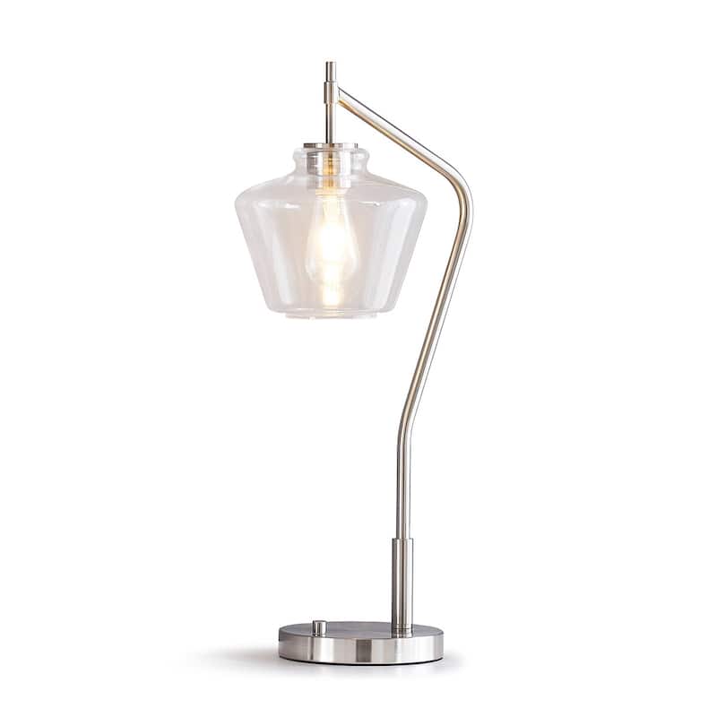 Cafe Glass Shade 26.5" H Table Lamp
