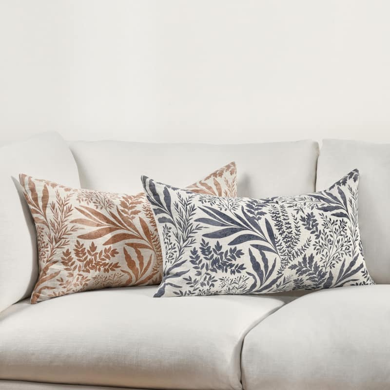 Villa by Classic Home Mulberry Belgian Linen Blend Throw Pillow