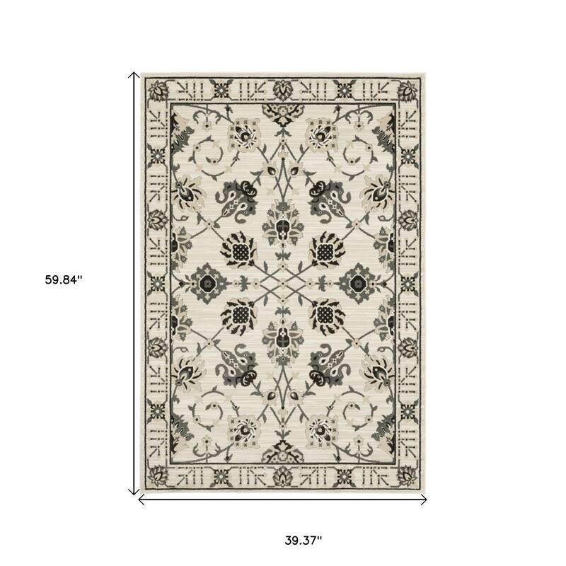 HomeRootsOriental Traditional Rectangle Area Rug
