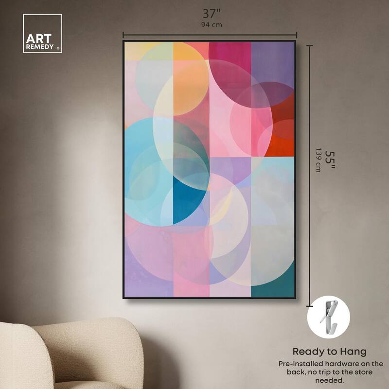 Oneiric Circles I Canvas by Art Remedy
