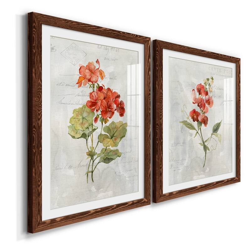 Linen Geranium-Premium Framed Print - Ready to Hang