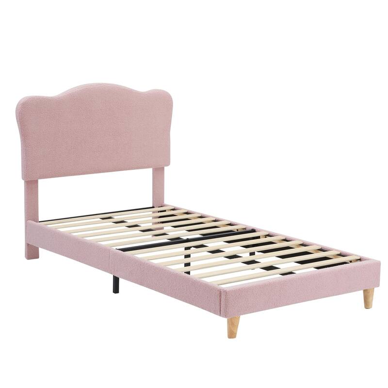 Upholstered Platform with Headboard