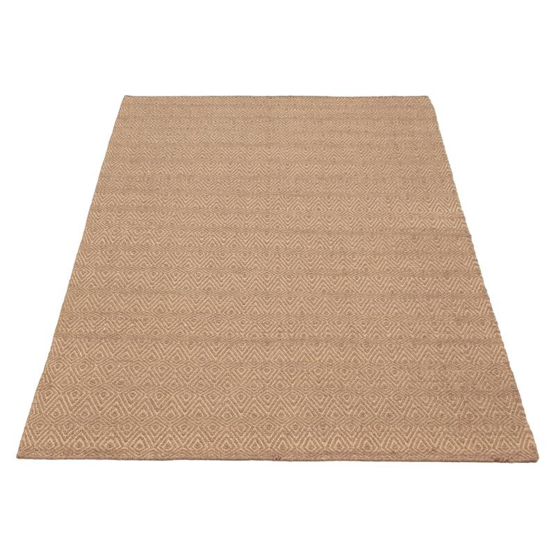 Nevada Brown Kilim 5'1" x 7'7" - 5'1 x 7'7
