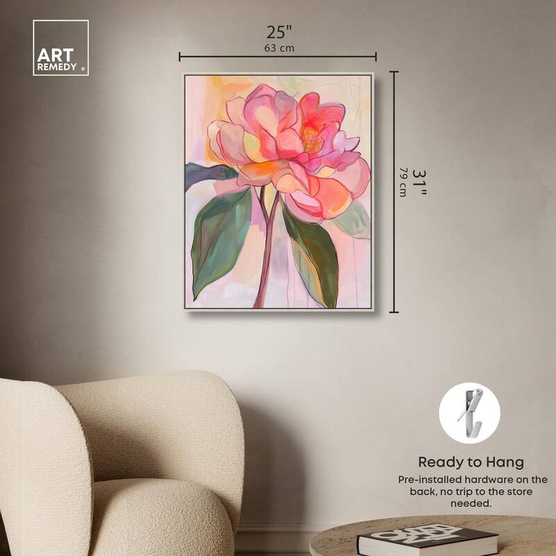 Softly Unfurling I Canvas by Art Remedy