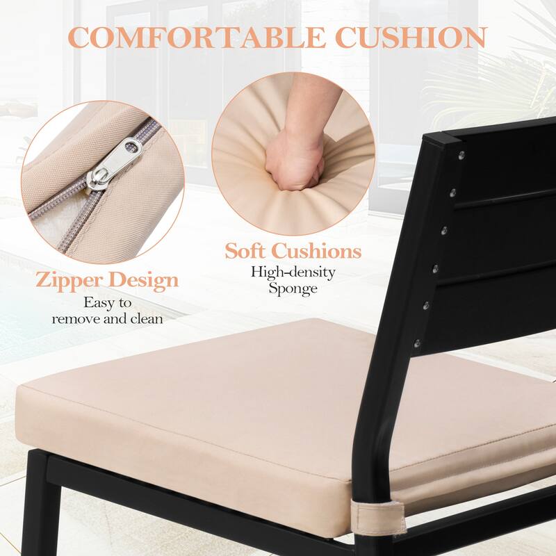 Pellebant Outdoor Indoor Barstools with Cushion