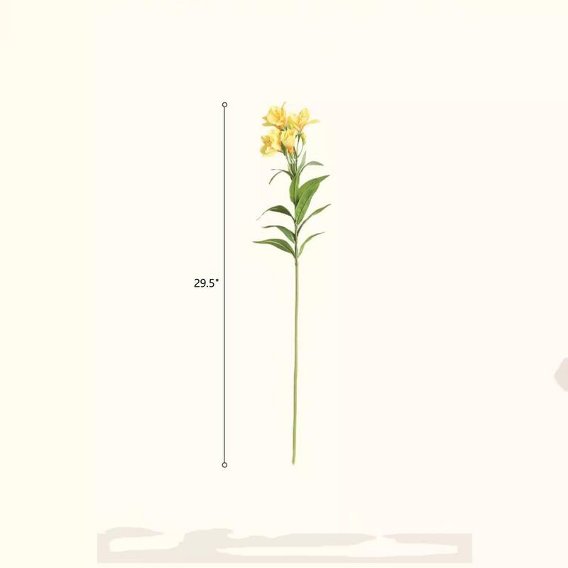 RusticReach Artificial Peruvian Lily Stem 29.5" Tall