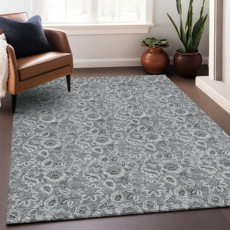 Premium Washable Super Soft Floral Mayfield Rug