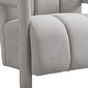 preview thumbnail 13 of 26, Roomfitters Modern Minimalist Leisure Armchair with L-Shaped Armrests and Polyester Upholstery