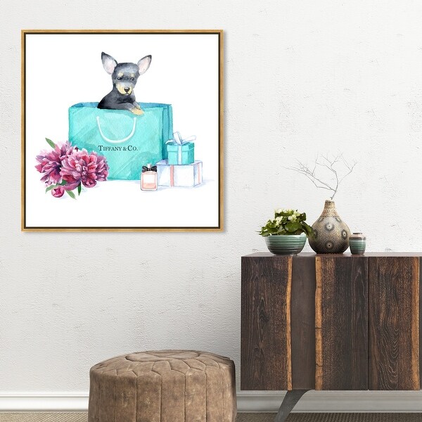 新品 オリバーガル OliverGal ACQUA CHIC CHIHUAHUA The Oliver Gal Artist Co. Oliver Gal 'Acqua Chic Chihuahua