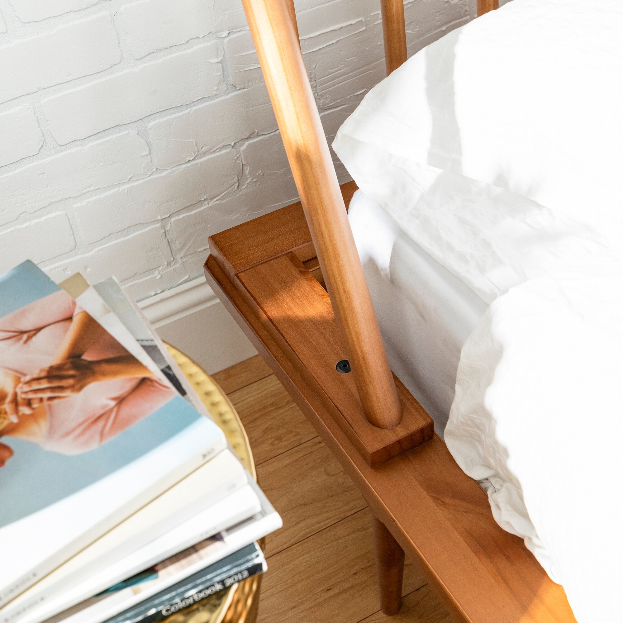 Carson carrington blaney solid pine wood spindle bed deals