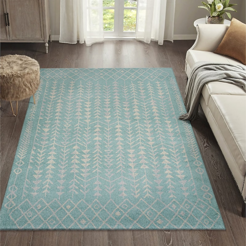 JONATHAN Y Asilah Moroccan Geometric Area Rug