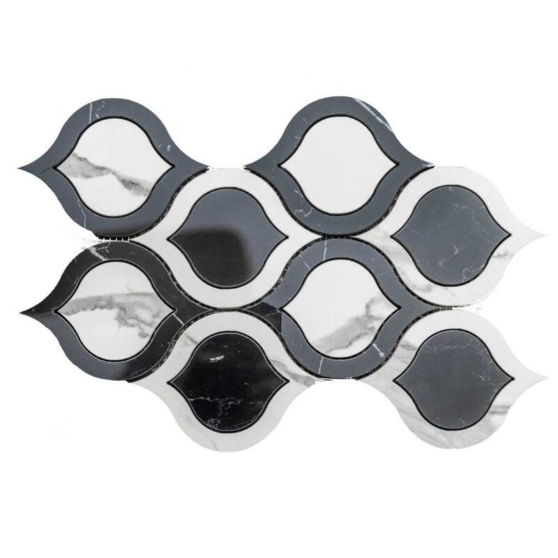 The Tile Life Stately Celine 9x14 Calacatta Porcelain Floor & Wall Tile