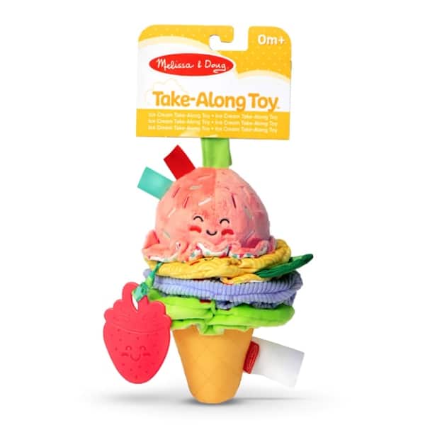 slide 2 of 5, Melissa & Doug Ice Cream Take-Along Pull Toy - Multi Multi - Kids