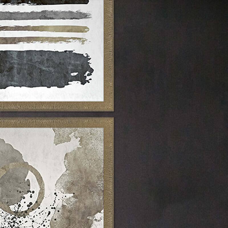 City Loft S/6 Framed Art Under Glass - Grey