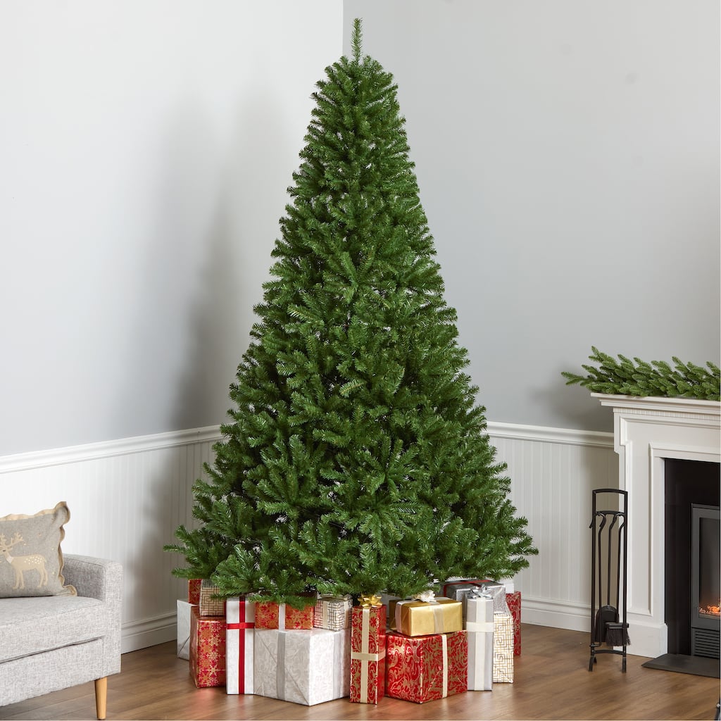 National Tree Company 9 ft. North Valley Spruce Hinged Tree - 9 Foot