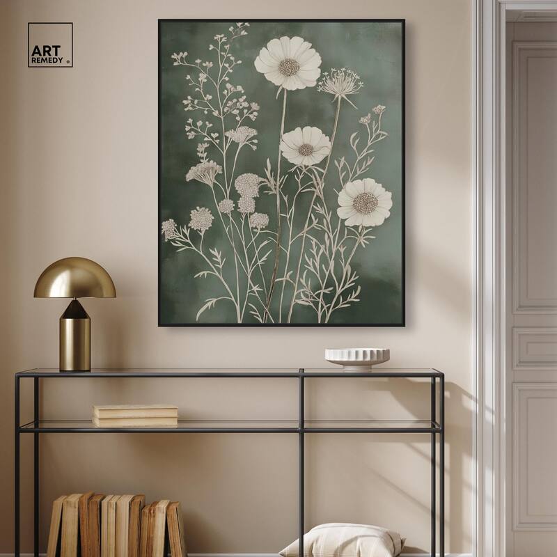 Airy Green Garden Canvas by Art Remedy