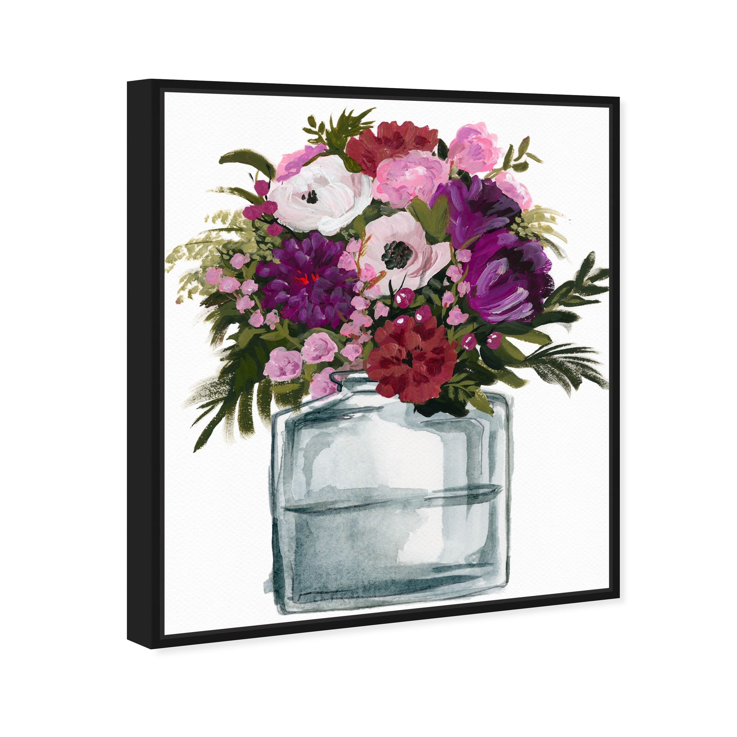 Oliver Gal Summer Flower Vase Floral And Botanical Wall Art Framed Canvas Print Florals Purple Gray Overstock 31794926 A design is a plan or specification for the construction of an object or system or for the implementation of an activity or process, or the result of that plan or specification in the form of a prototype. oliver gal summer flower vase floral and botanical wall art framed canvas print florals purple gray