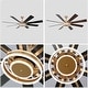 preview thumbnail 23 of 35, Bella Depot 72" Modern Large Ceiling Fan 6-speed Reversible with Dimmable Light and Remote for Family Room