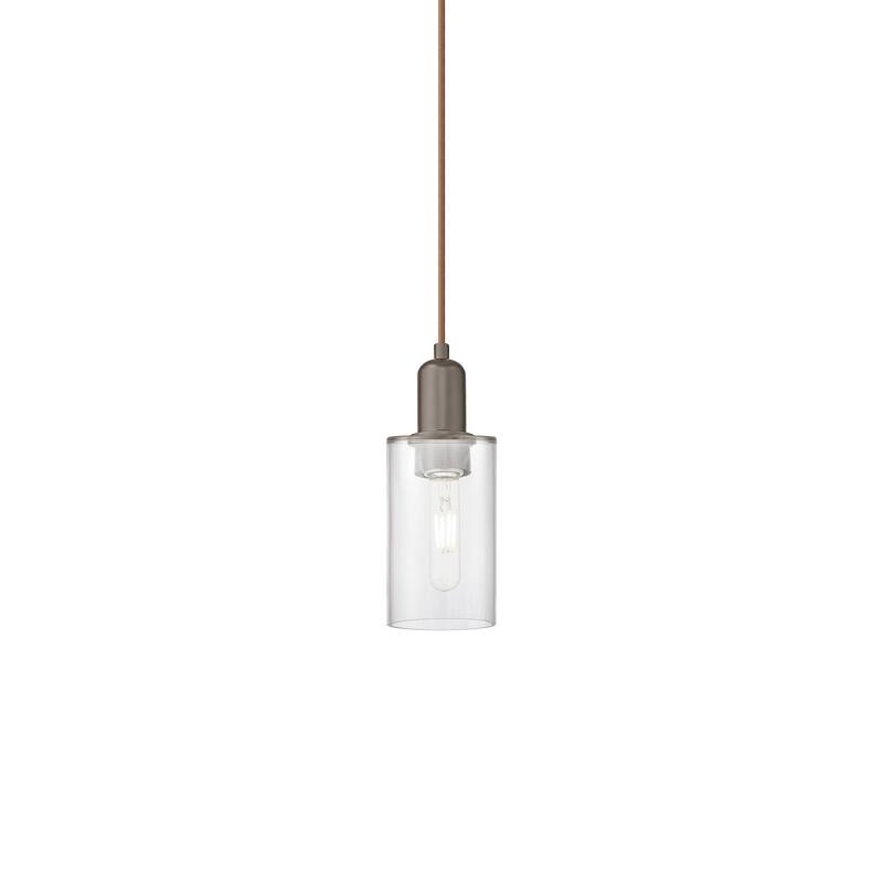 Innovations Lighting 716-1P-10-5 Clymer Pendant Clymer 5" Wide Mini - Oil Rubbed Bronze / Clear
