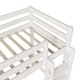 preview thumbnail 10 of 18, White Twin Size Loft Bed with Wardrobe, Storage Shelves and Ladder for Kids, Boys and Girls