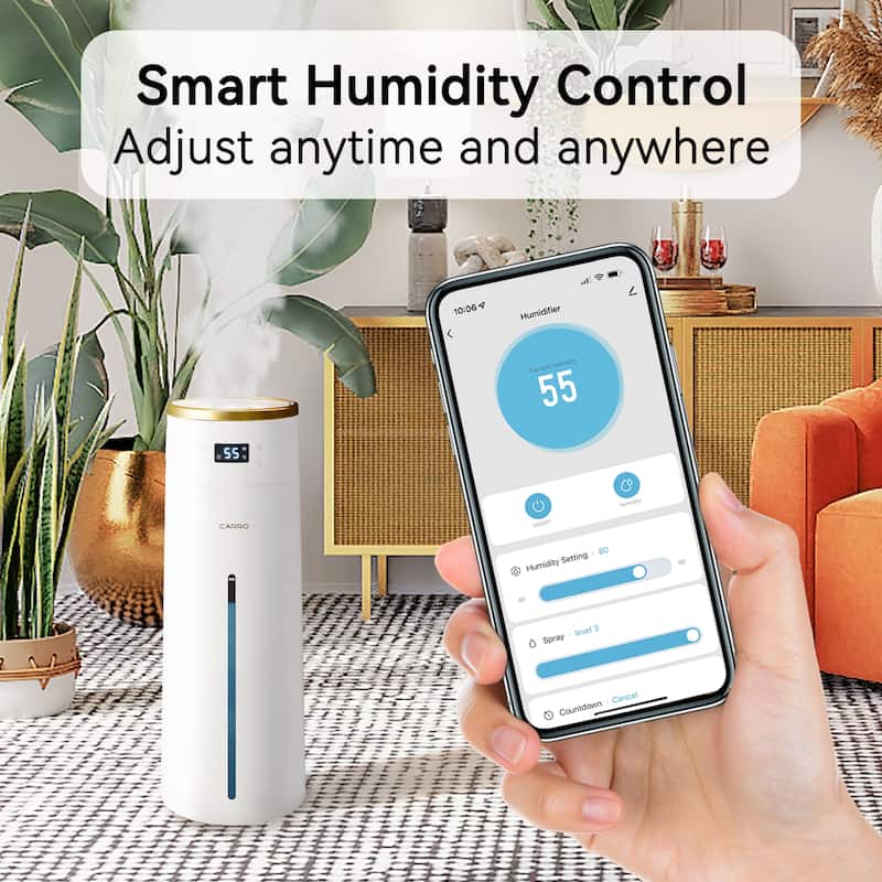 3L Top Fill Mist Humidifiers for Bedroom Middle Room