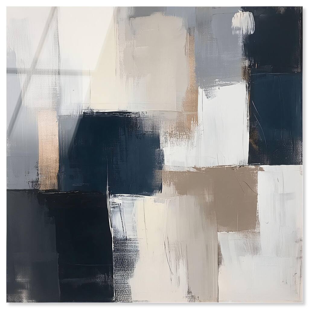 Blue Mood Depth III Acrylic by Art Remedy, Ready to Hang