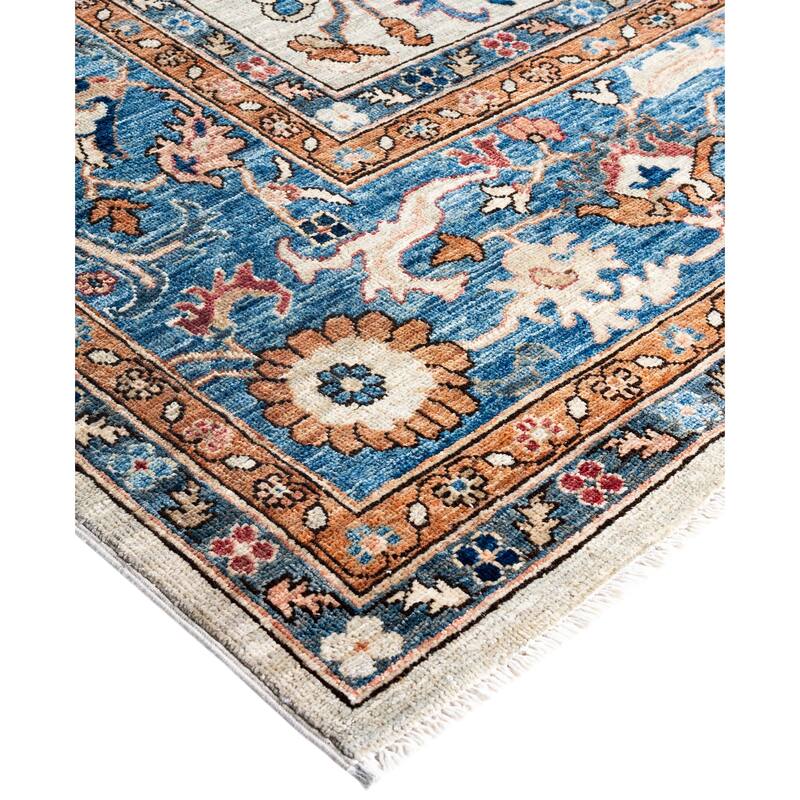 Serapi One-of-a-Kind Hand-Knotted Area Rug - Ivory - 8' 11" x 11' 11"