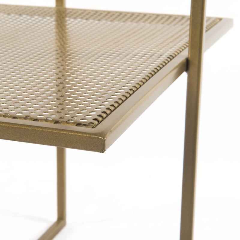 Hoover Nightstand-Antique Brass