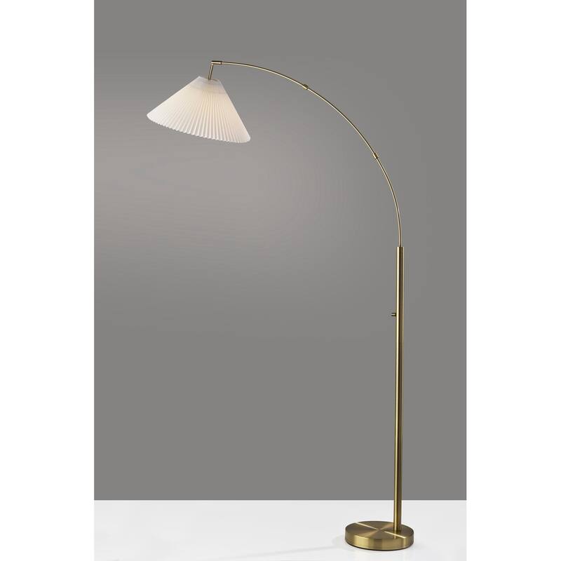 Delaney Arc Lamp - Antique Brass