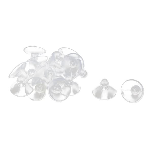 Shop Rubber Anti Collision Desk Glass Sucker Hanger Pads Suction Cups 18mm Dia 20pcs Clear On Sale Overstock 28739891