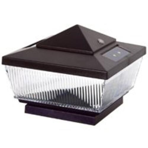 Boston Harbor QPP3-R4-CB-B1 Solar Post Cap, 4 Lumen, Brown